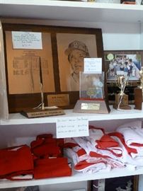 Some of the Bob Forsch Items Including Cardinals Practice Clothing