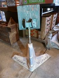 Rare Wizard Outboard Motor Stand