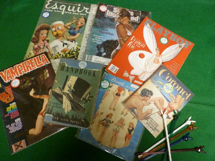 Small Sample of Classic Pin-Up Items