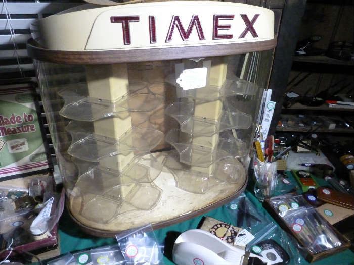 Timex Lighted Display with Revolving Shelves