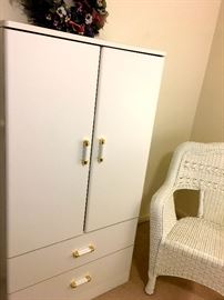 A Matching White Wardrobe...