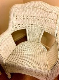 AND...This Adorable White Wicker Chair!...