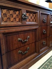 and Also A Matching  9 Drawer Dresser w/Mirror...