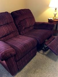 In The TV Room We Have La-Z-Boy Waiting...Like This Two Seater Reclining Loveseat...