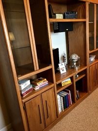 Nice Solid Oak Entertainment Center...Yes, It'll Hold A Large Flat TV...