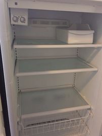 Frigidaire "Professional" freezer has an ice maker.