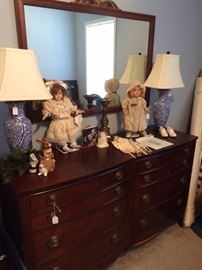 Another Duncan Phyfe dresser and mirror