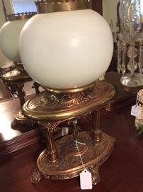 Copper art deco lamp