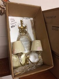 One of several never used light fixtures