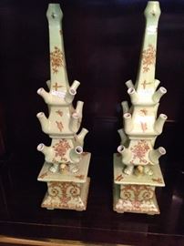 Asian style flower holders