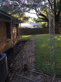 Brand new garden arch
