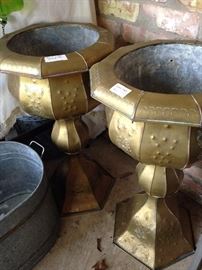 Matching urn planters