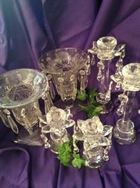 Lusters and other candle holders