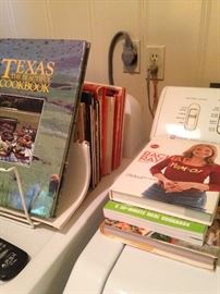 Washer & dryer; cookbooks