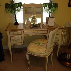 French Provincial vanity & chair