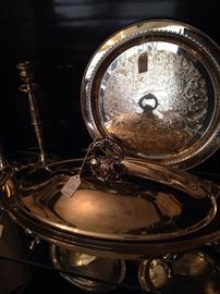 Wallace silver baroque footed buffet