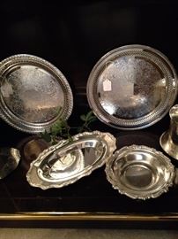 Other silver plate serving pieces