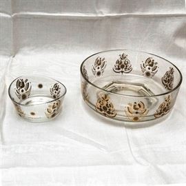 George Briard Bowls.  9" Bowl:  39.00  Smaller Bowl:  15.00