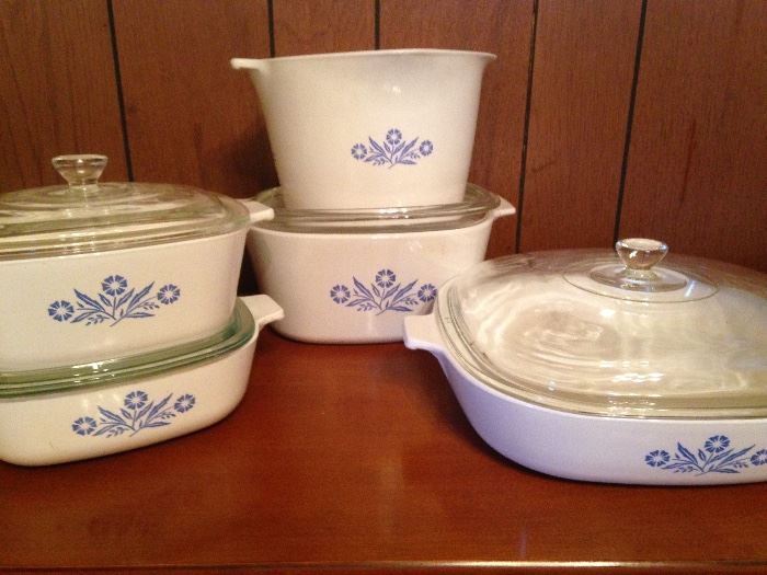 Corning Ware Baking Dishes:  3.75-19.50