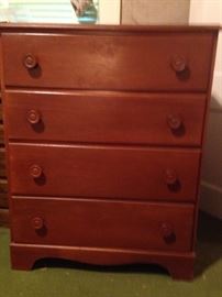 4 Drawer Chest w/Original Knobs.  42"T x 33"W x 18"D:    90.00