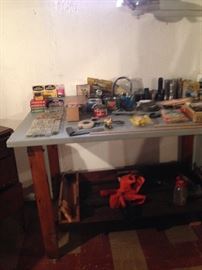 Shop items and bench is for sale too!