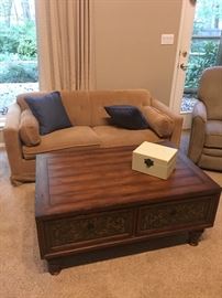 Sleeper Sofa and Coffee table