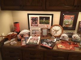 University of Texas items, Picture and football signed by Colt McCoy