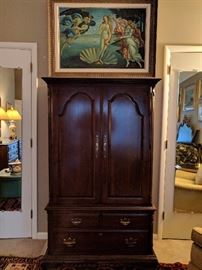 Matching armoire, also by Pennsylvania House.