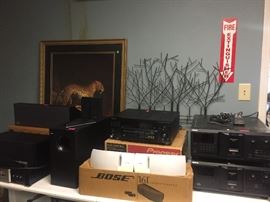 lots of different receivers and speakers.........