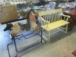HORSE AND BENCH