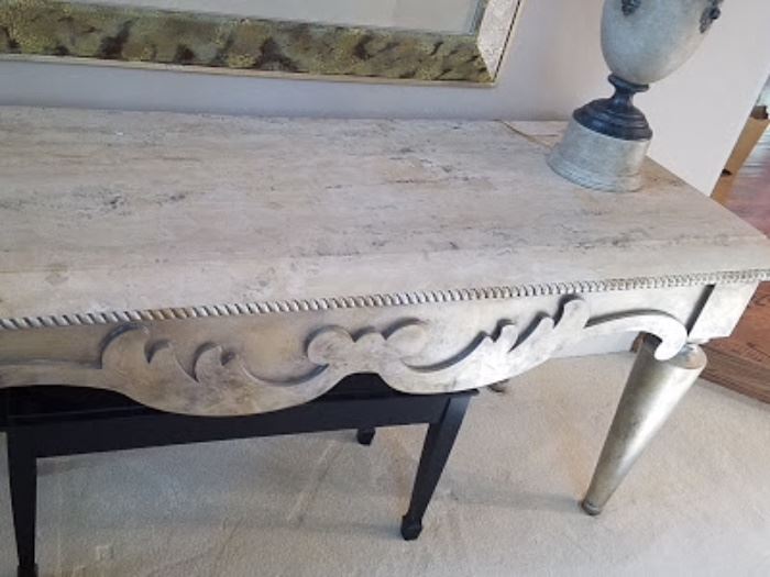 Another view of console table