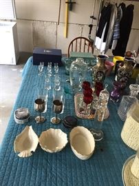 Lenox and glassware