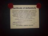 Rogers and hammerstein Certificate of Authenticity (Back of previous picture)