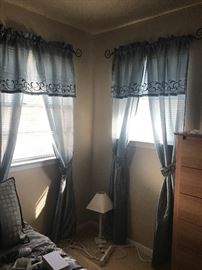 Matching curtains to go with king size bedspread.