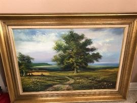 OIL PAINTING BYB G LEWIS