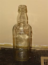 Jim Beam glass bottle
