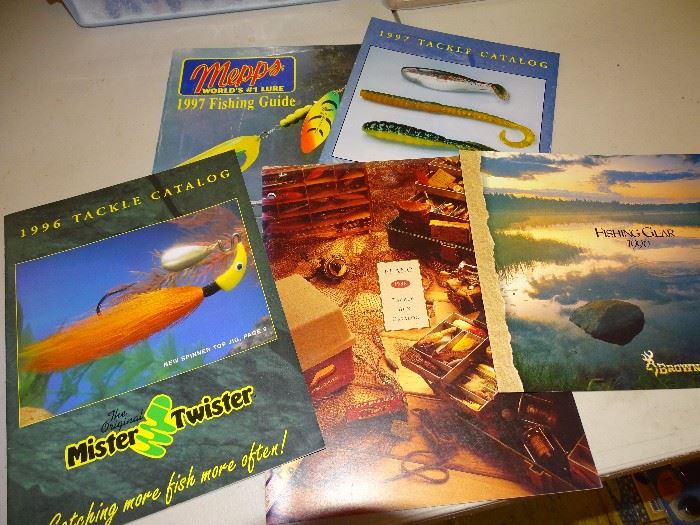 Fishing books and magazines