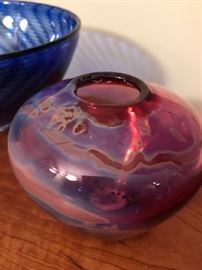 Original signed art glass