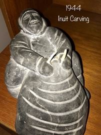 Inuit carving dated 1944