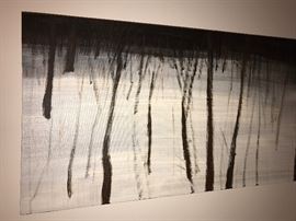 Original oil on canvas entitled, "Brush" by Mary Welke (2011)