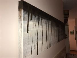 Original oil on canvas entitled, "Brush" by Mary Welke (2011)