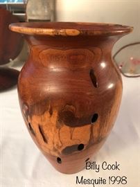 Stunning wood-turning vessel by Billy Cook