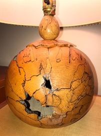 Burl Wood Lamp