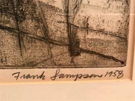 Artwork by Frank Sampson  entitled, "Tribulations of St. Anthony"