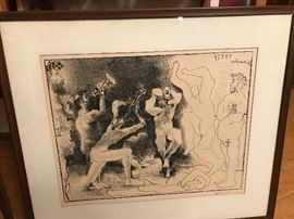 Picasso Lithograph; “Dance of the Fauns” 