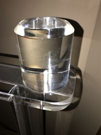 Amazing Lucite Quilt Rack!