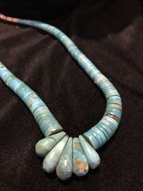Beautiful turquoise necklace