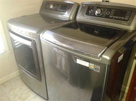 LG Washer and Dryer EXTRA Large Capacity with staem function.