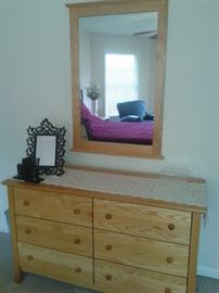 Solid wood dresser