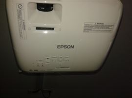 Home Theater Projector and Motorized Screen